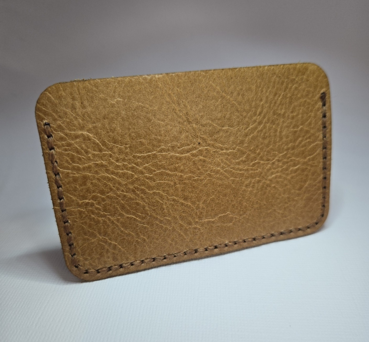 Light Brown Batman Leather Card Holder - Image 3